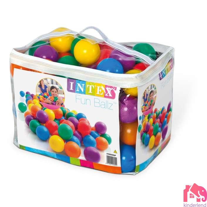 INTEX ПЛАСТИЧКИ ТОПКИ 8 СМ/100 ПАРЧИЊА