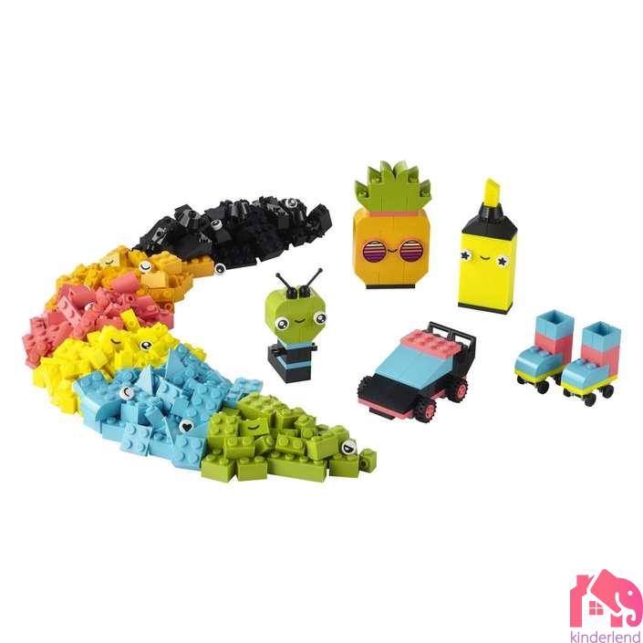 LEGO® Classic Креативна неонска забава - Image 3