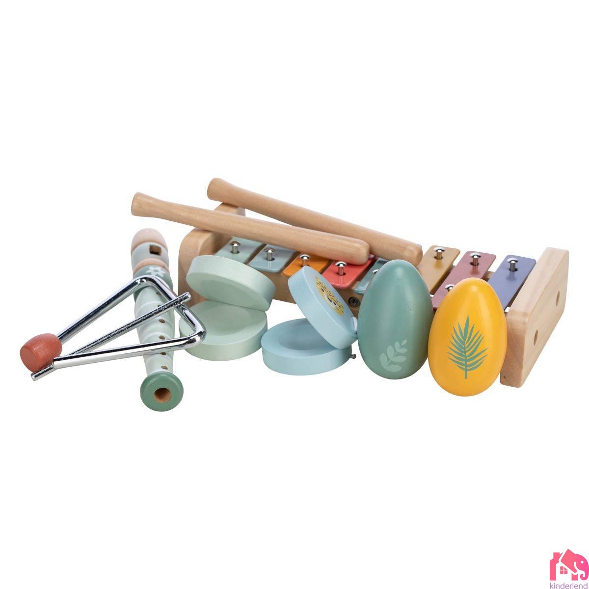 FREE 2 PLAY ДРВЕН МУЗИЧКИ СЕТ 5 ВО 1