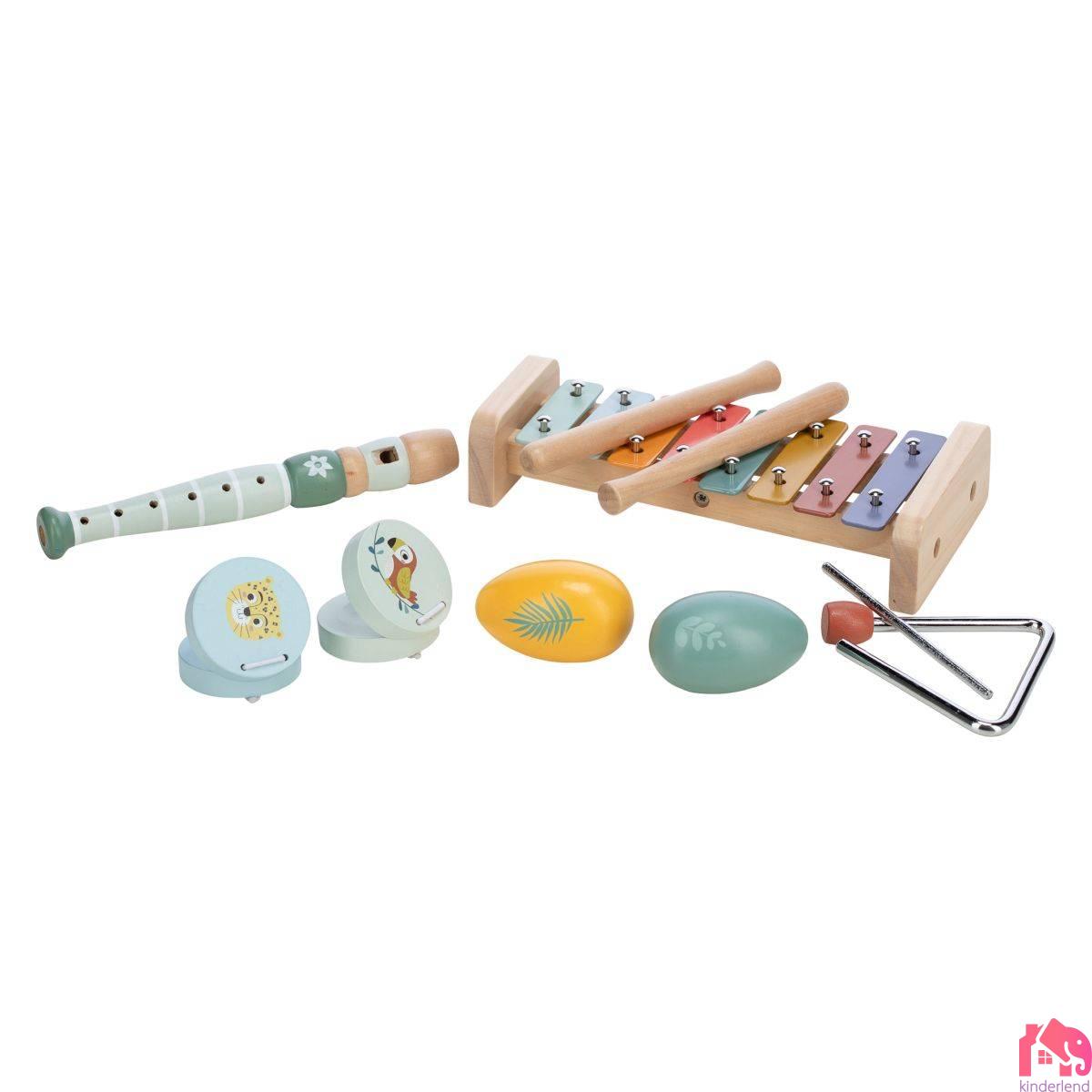 FREE 2 PLAY ДРВЕН МУЗИЧКИ СЕТ 5 ВО 1 - Image 2