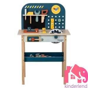 FREE 2 PLAY ДРВЕНА РАБОТИЛНИЦА СО АЛАТИ